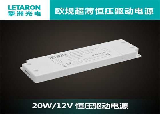 12v 20w Slim LED Driver With Short Circuit Protection CE Certificated