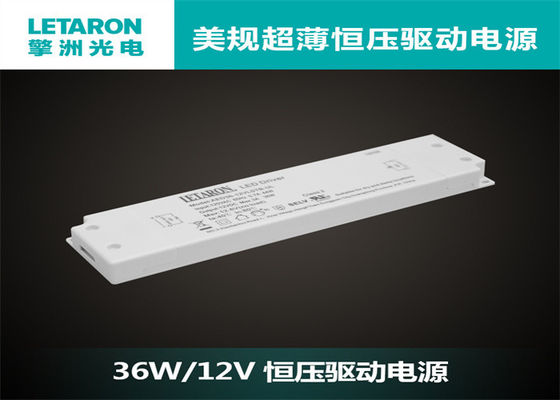CUL Approved Slim Led Driver 12v 36W With Over Load Protection