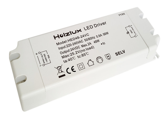 Single Output Type 24VDC LED Driver IP20 For Cabinet Lighting