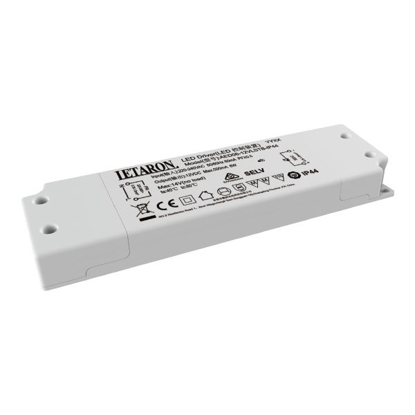 LED Driver 6W Waterproof Power Supply IP44 12V Transformer 110V 120V AC 
