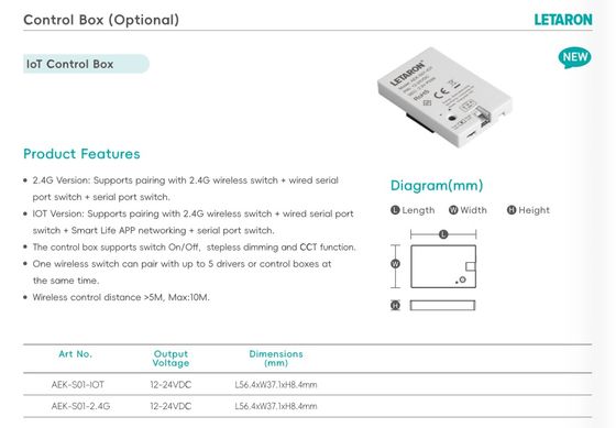 Smart 100-277V Power Supply 24v Constant Voltage Led Driver In Cabinet Furniture